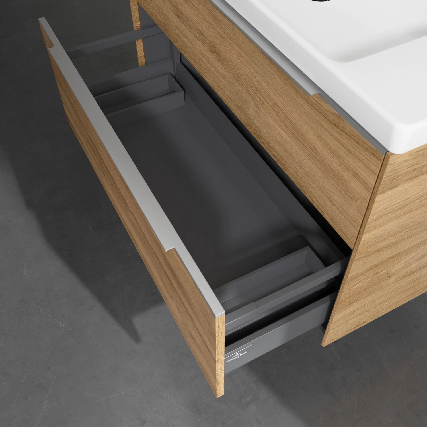 Villeroy & Boch Subway 3.0 Badmöbel-Set 100 cm, 2 Auszüge Bild 6