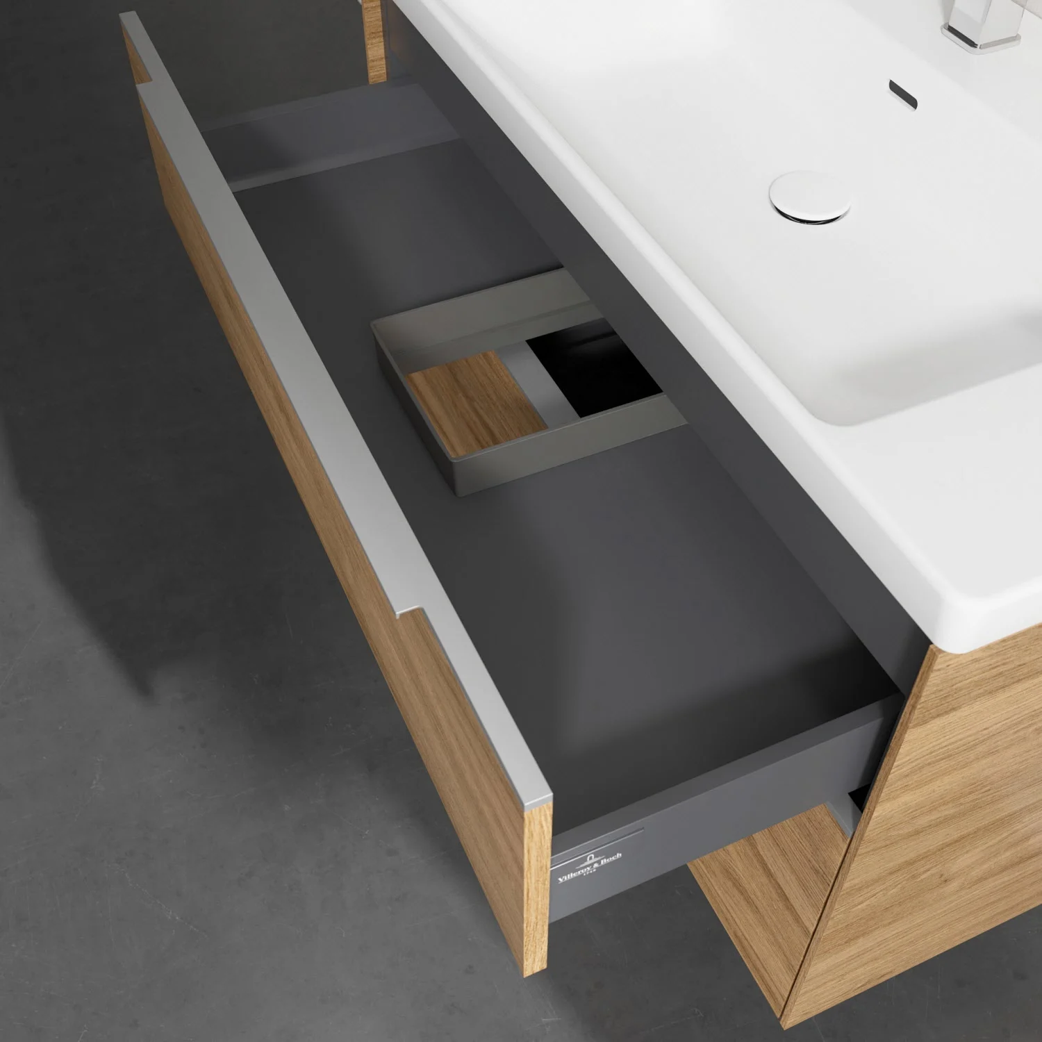 Villeroy & Boch Subway 3.0 Badmöbel-Set 100 cm, 2 Auszüge Bild 7