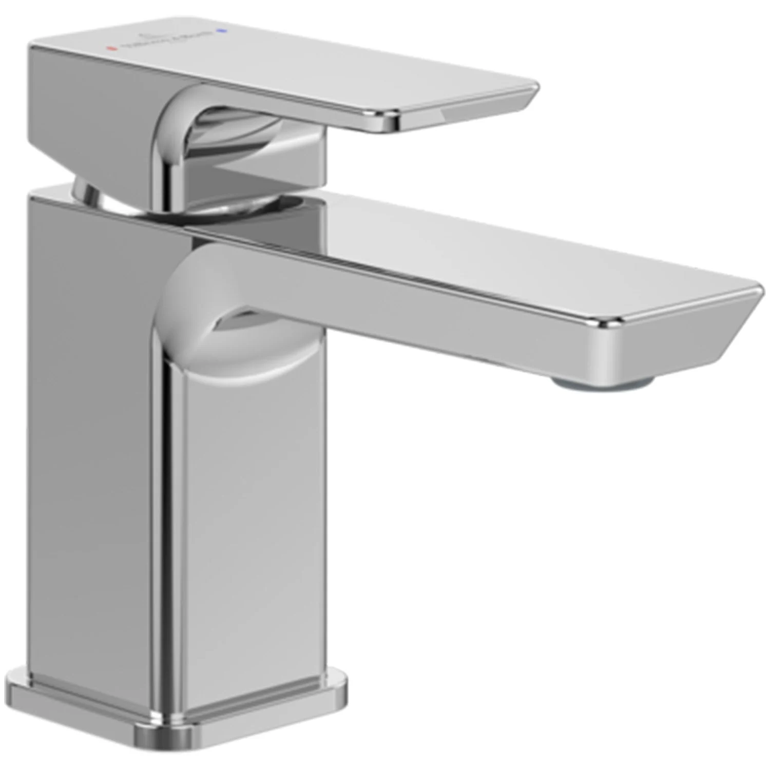Chromowana bateria w widoku bocznym, Villeroy & Boch