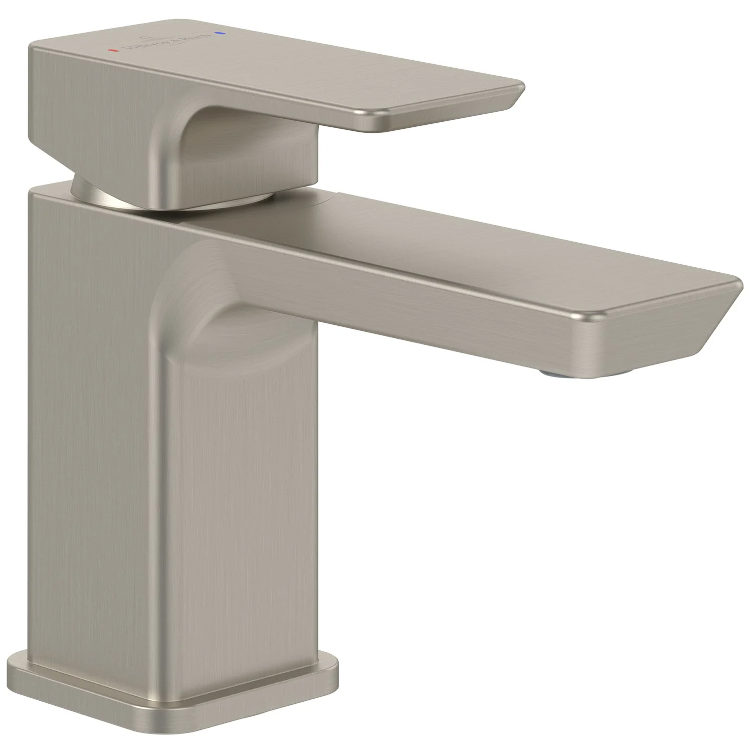 Niklowana bateria w widoku z boku, Villeroy & Boch