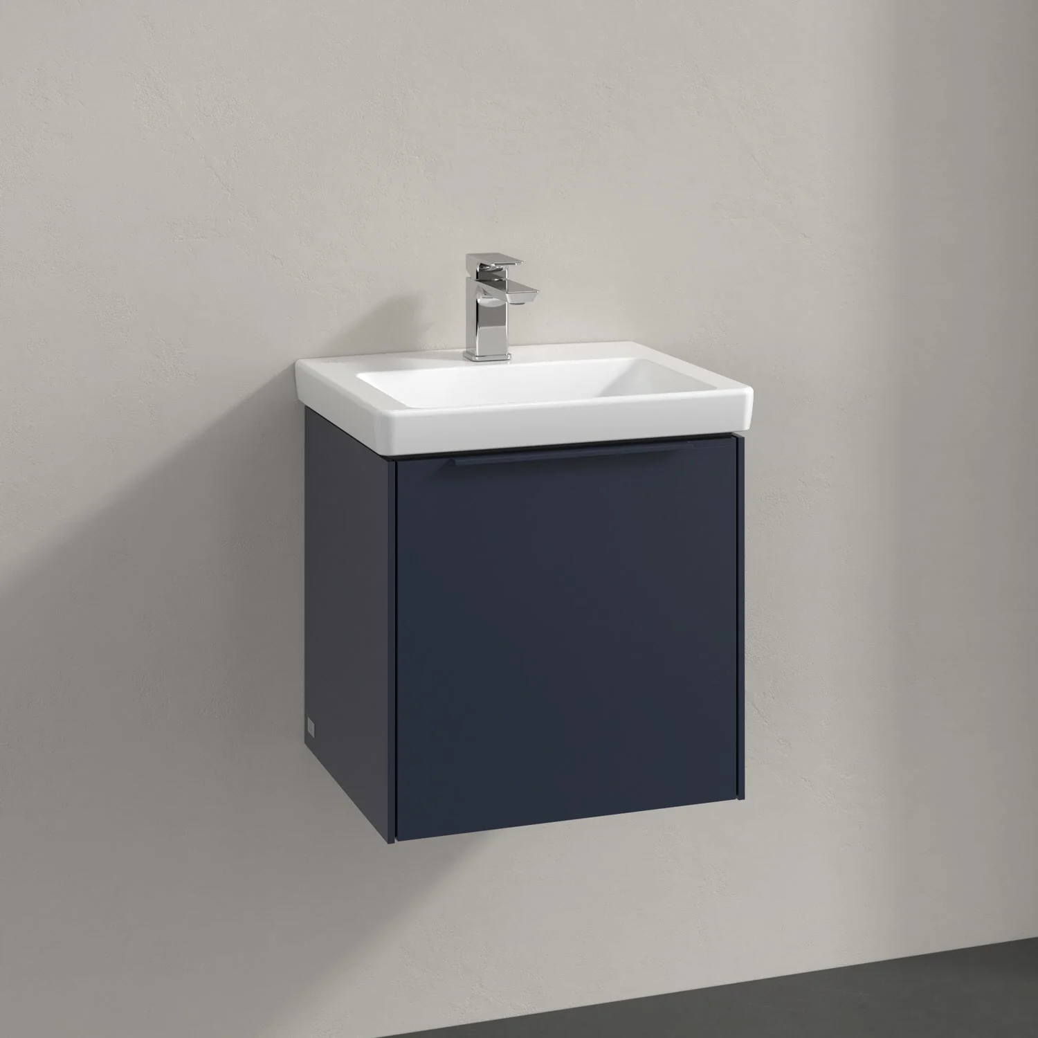 Umywalka z szafką w zbliżeniu, Villeroy & Boch