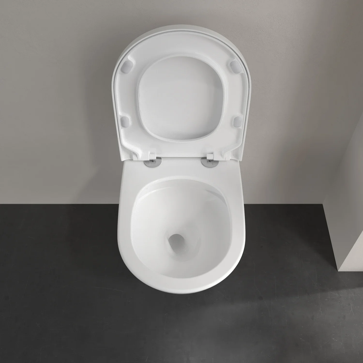 Villeroy & Boch Subway 3.0 Tiefspül-WC spülrandlos, wandhängend, TwistFlush, mit WC-Sitz 8M42S1, Combi-Pack Bild 6