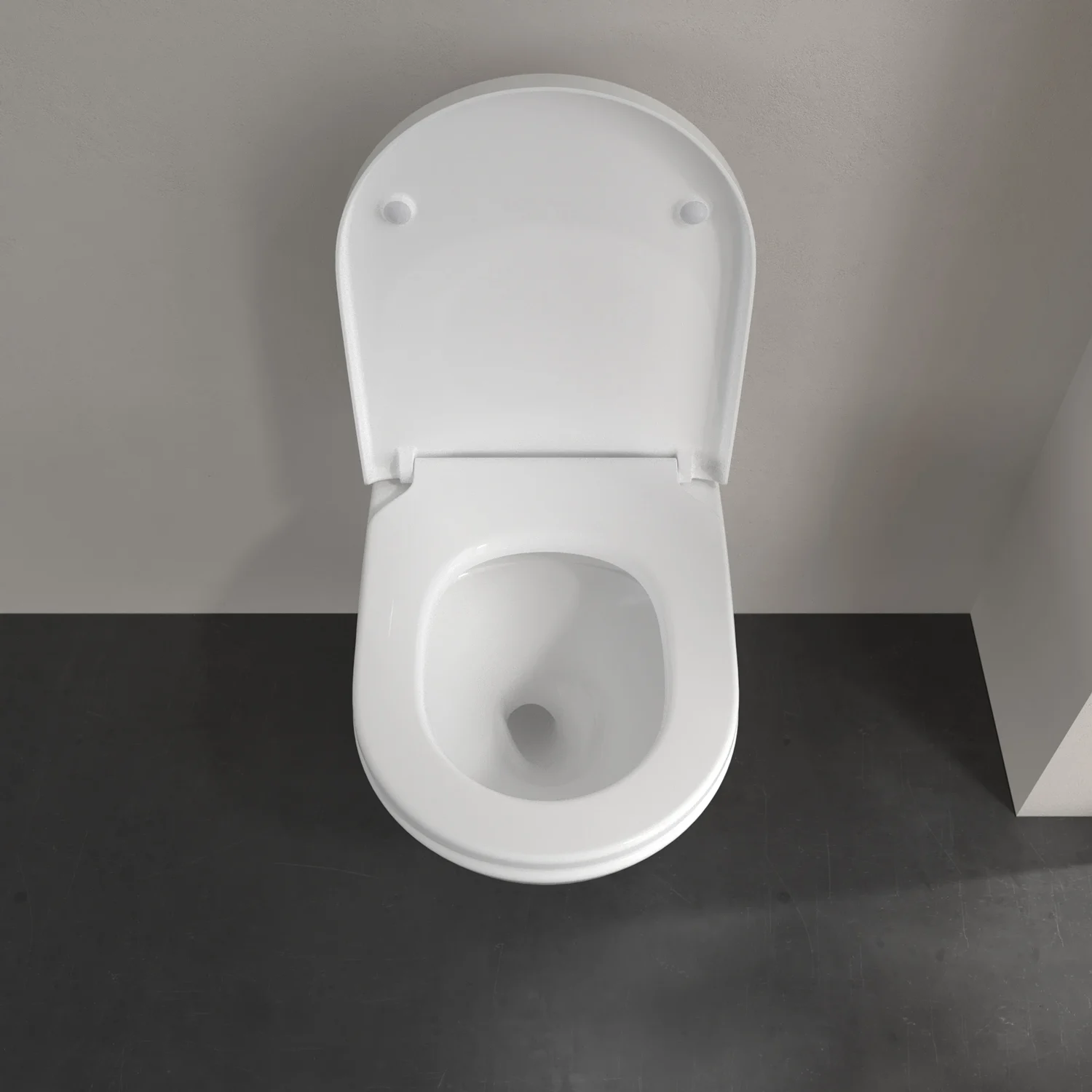 Villeroy & Boch Subway 3.0 Tiefspül-WC spülrandlos, wandhängend, TwistFlush, mit WC-Sitz 8M42S1, Combi-Pack Bild 7