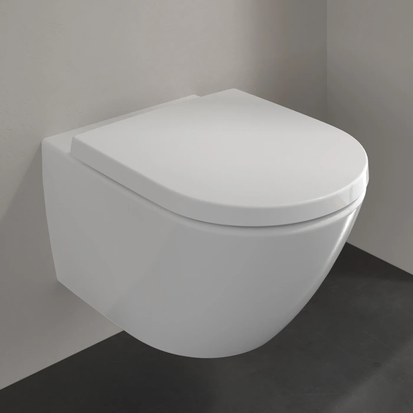 Villeroy & Boch Subway 3.0 Tiefspül-WC spülrandlos, wandhängend, mit TwistFlush