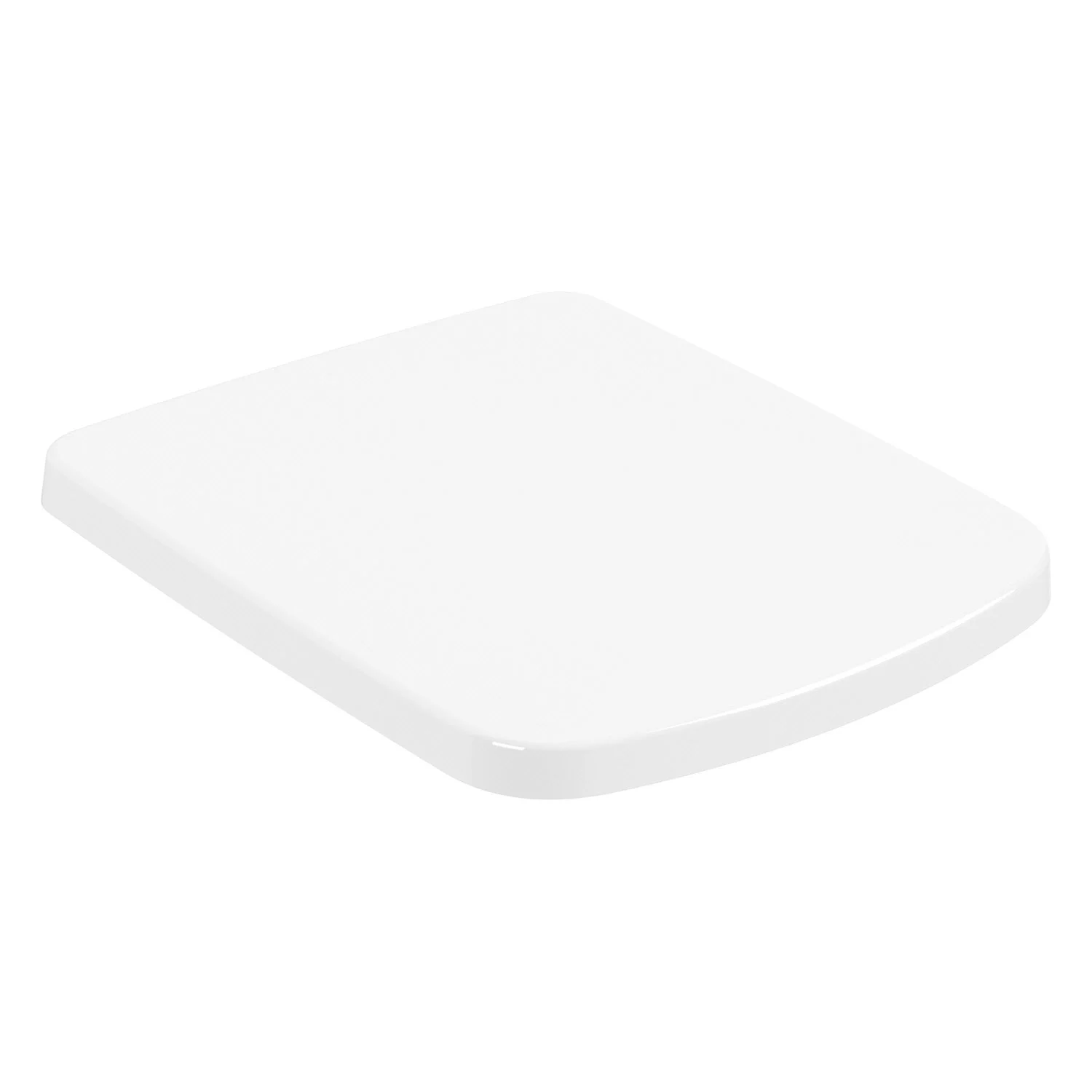Widok z góry białej pokrywy sedesowej, Villeroy & Boch