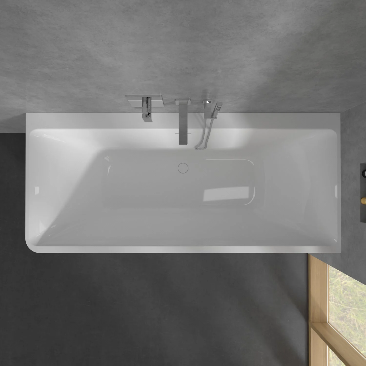 Villeroy & Boch Subway 3.0 – wanna łazienkowa do montażu narożnego po prawej stronie, 180 x 80 cm Zdjęcie 4
