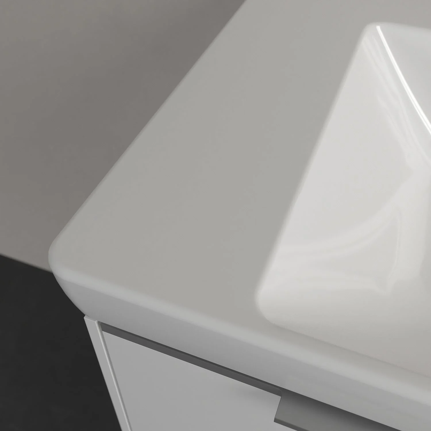 Villeroy & Boch Subway 3.0 Schrankwaschtisch 80 cm, mit 1 Hahnloch, mit Überlauf Bild 3