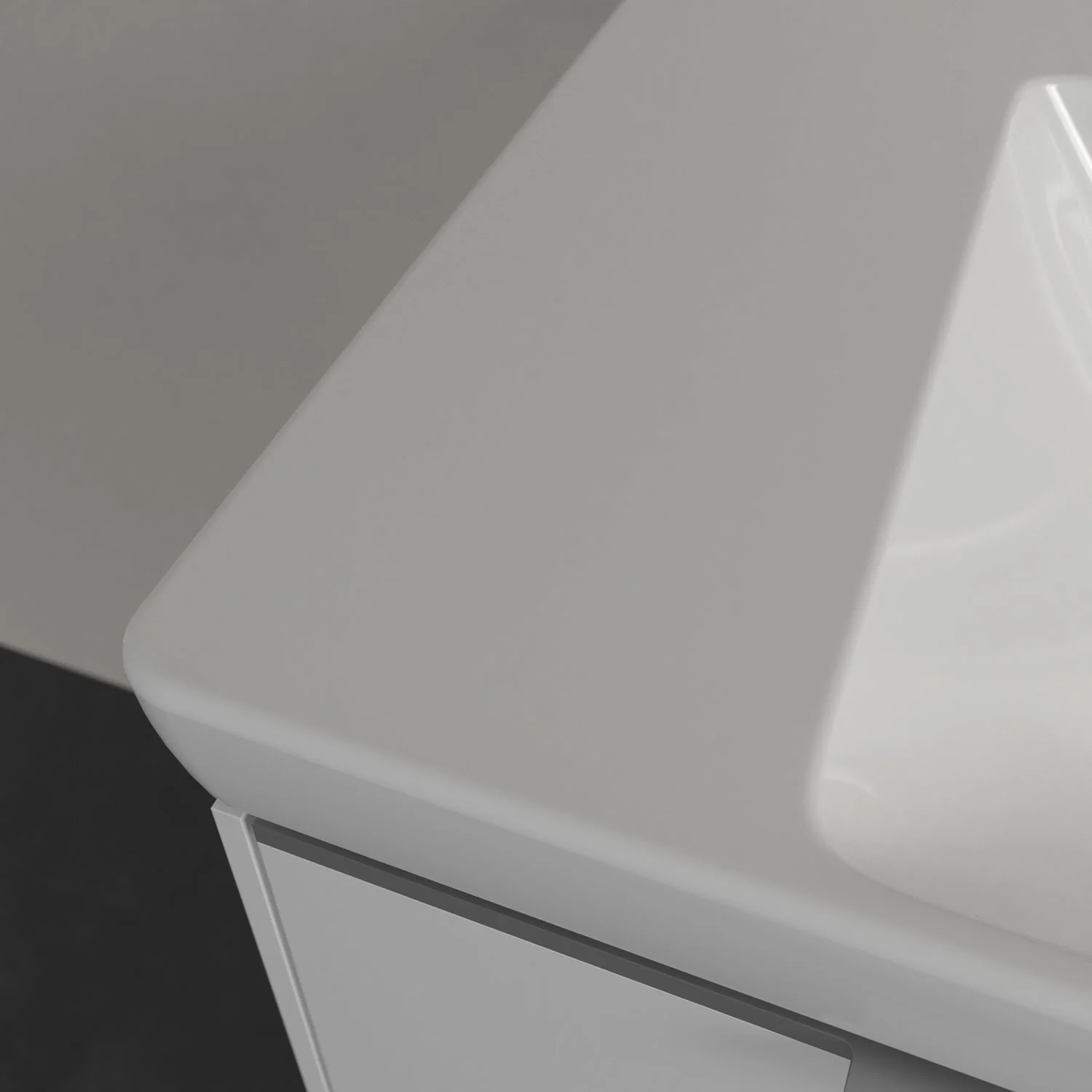 Villeroy & Boch Subway 3.0 Schrankwaschtisch 130 cm, mit 1 Hahnloch, mit Überlauf Bild 3