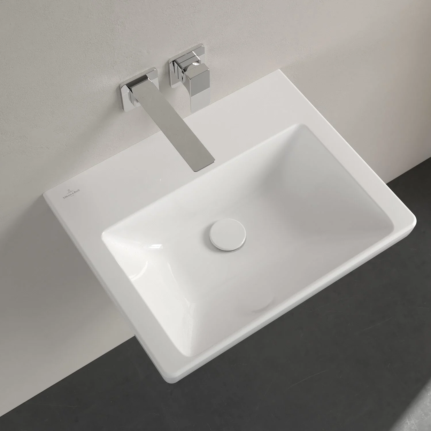 Umywalka ścienna z baterią, Villeroy & Boch
