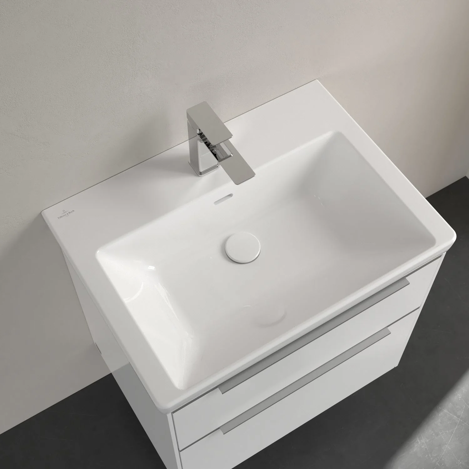 Villeroy & Boch Subway 3.0 Waschtisch 65 cm, mit 1 Hahnloch, mit Überlauf Bild 4