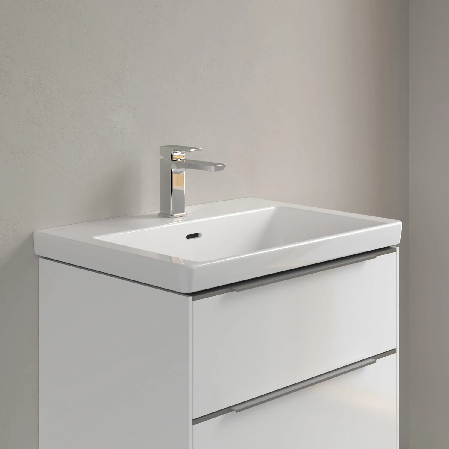 Villeroy & Boch Subway 3.0 Waschtisch 65 cm, mit 1 Hahnloch, mit Überlauf Bild 6