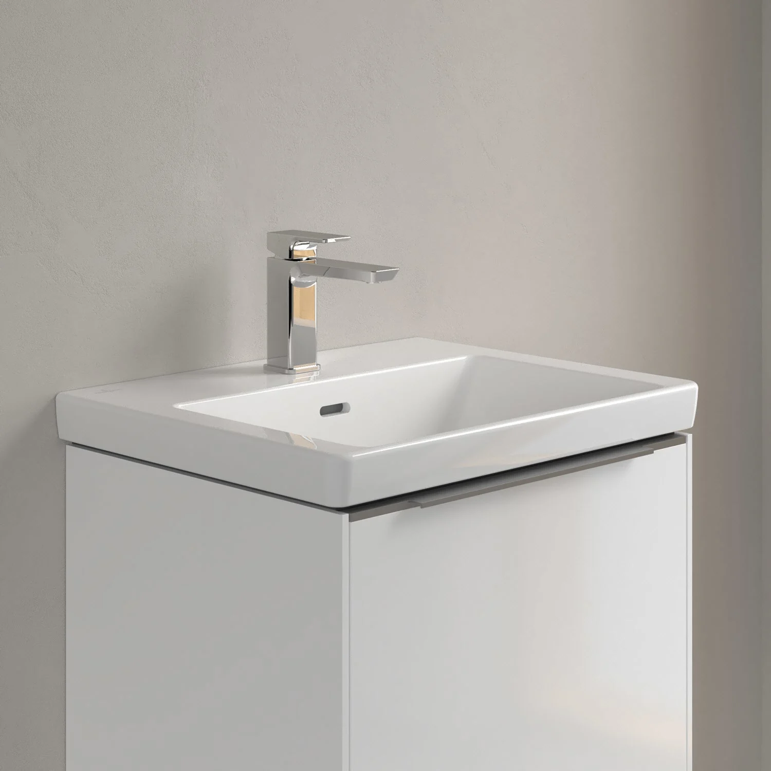 Umywalka z jednouchwytową baterią zbliżenie, Villeroy & Boch