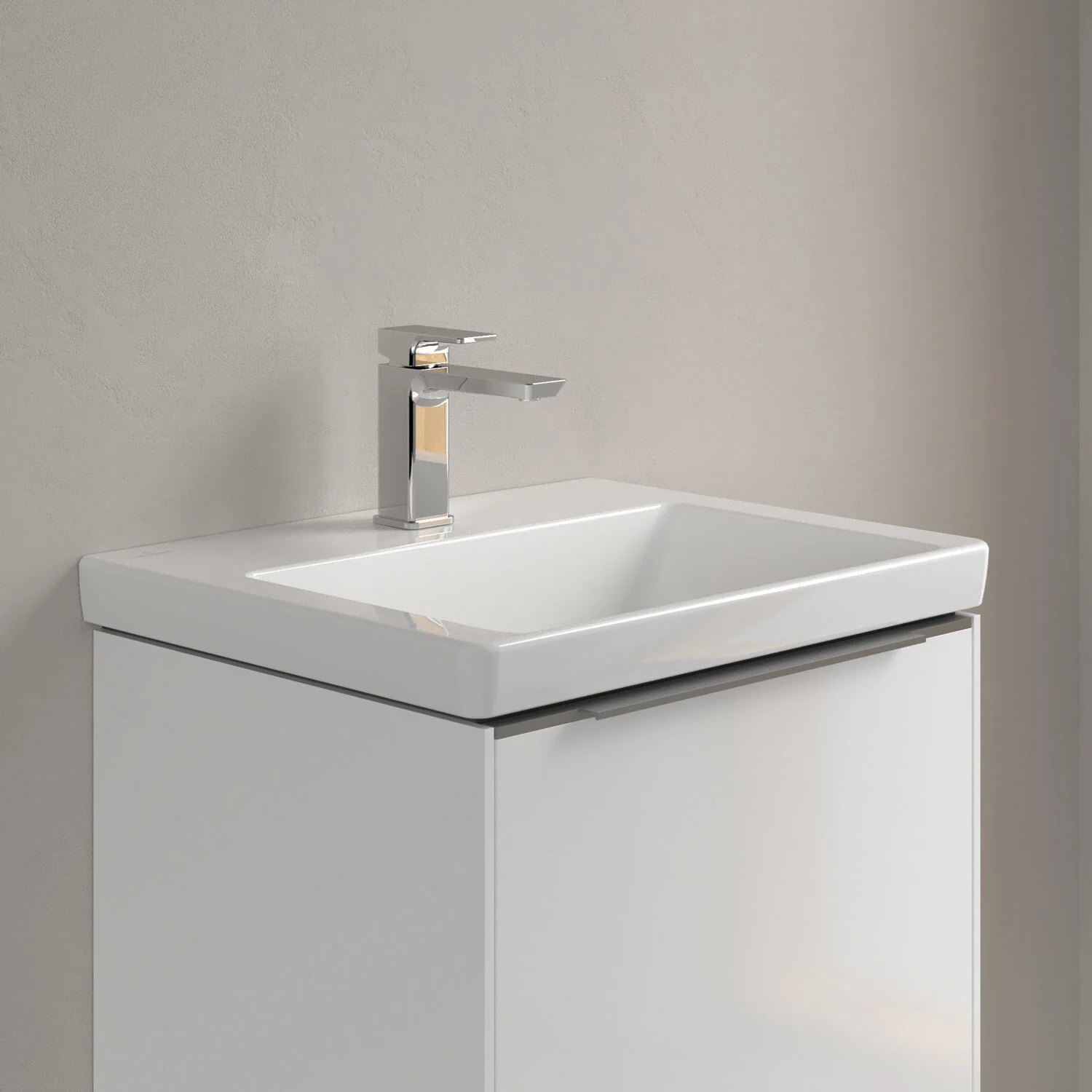 Umywalka z jednouchwytową baterią zbliżenie, Villeroy & Boch