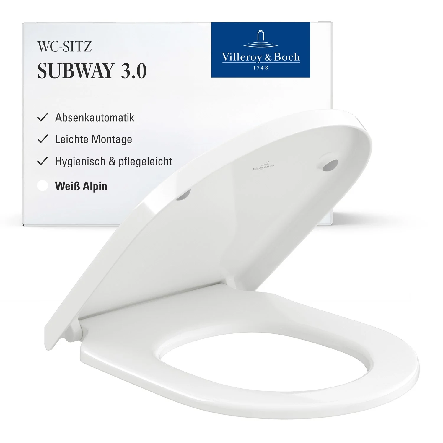 Villeroy & Boch Subway 2.0/3.0 WC-Sitz mit SoftClosing, QuickRelease Bild 3