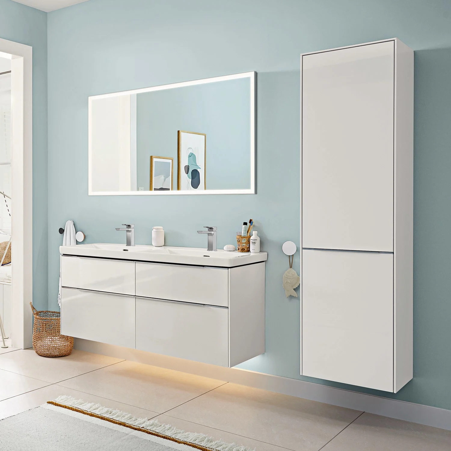 Villeroy & Boch Subway 3.0 Badspiegel mit Beleuchtung und Sensordimmer in 120 x 75 cm Bild 4