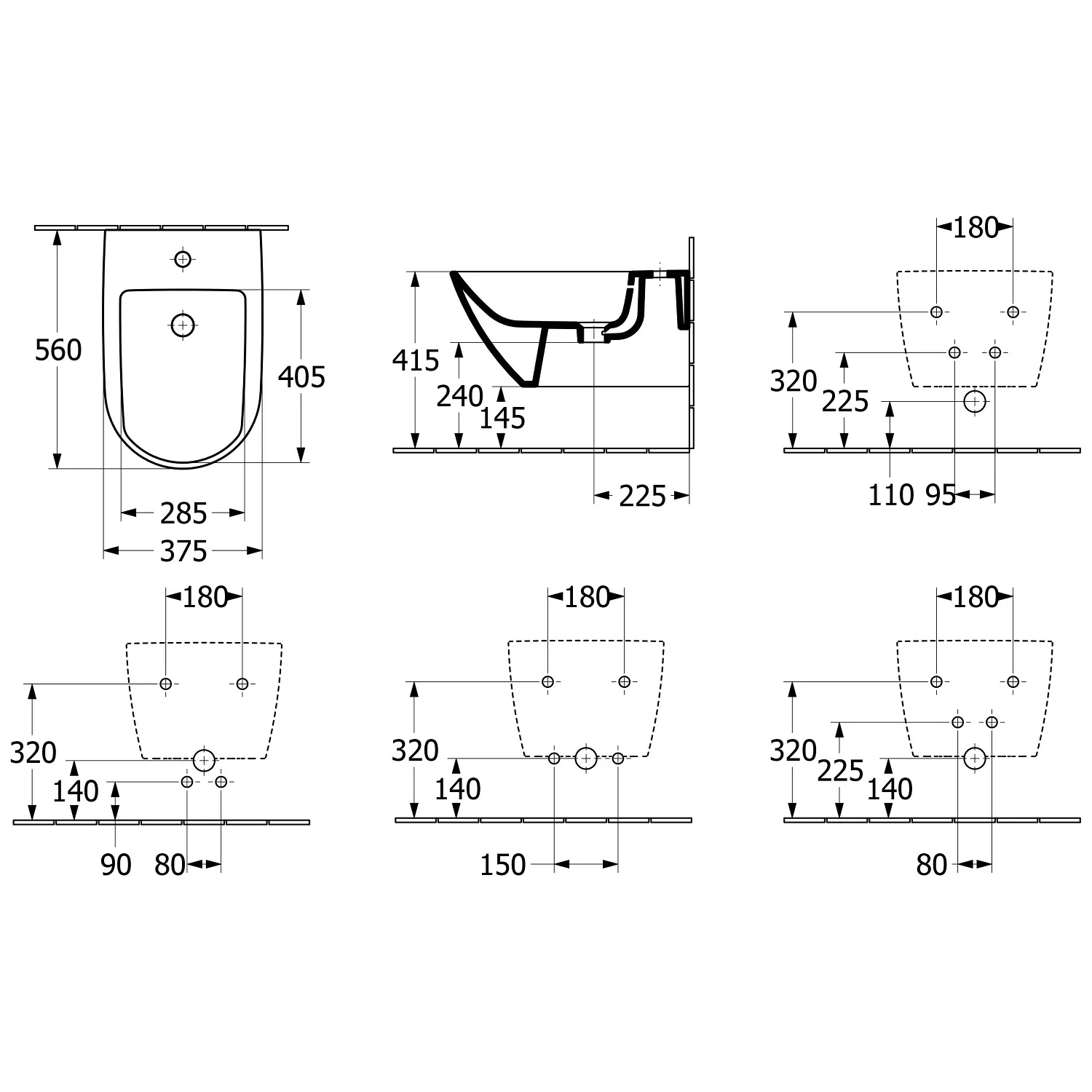 Villeroy & Boch Subway 3.0 Bidet, wandhängend Bild 10