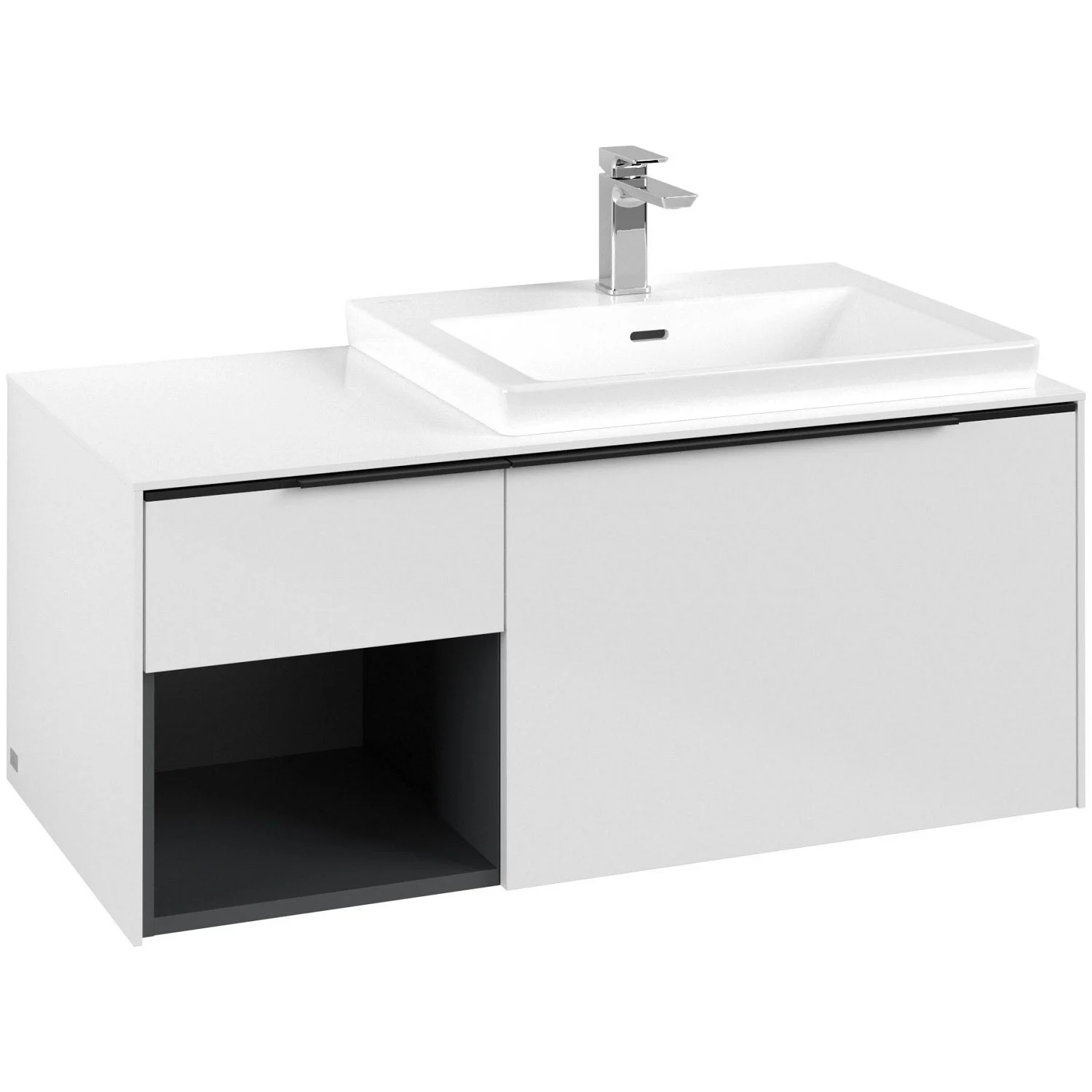 Umywalka w bieli, widok z przodu, Villeroy & Boch