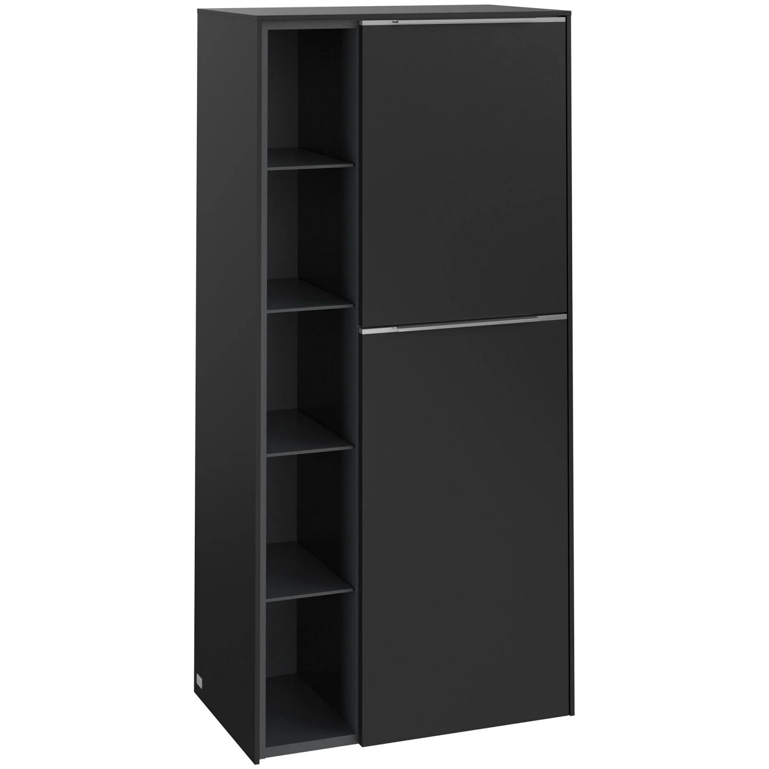 Villeroy & Boch Subway 3.0 Mittelschrank 57,4 x 120 cm mit 1 offenen Fach und 2 Türen, Anschlag rechts