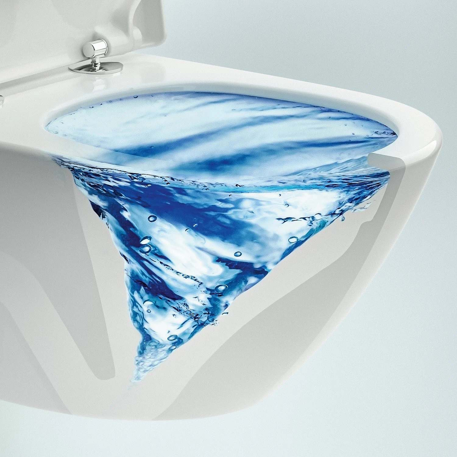 Villeroy & Boch Subway 3.0 Tiefspül-WC spülrandlos, wandhängend, TwistFlush, mit WC-Sitz 8M42S1, Combi-Pack Bild 6