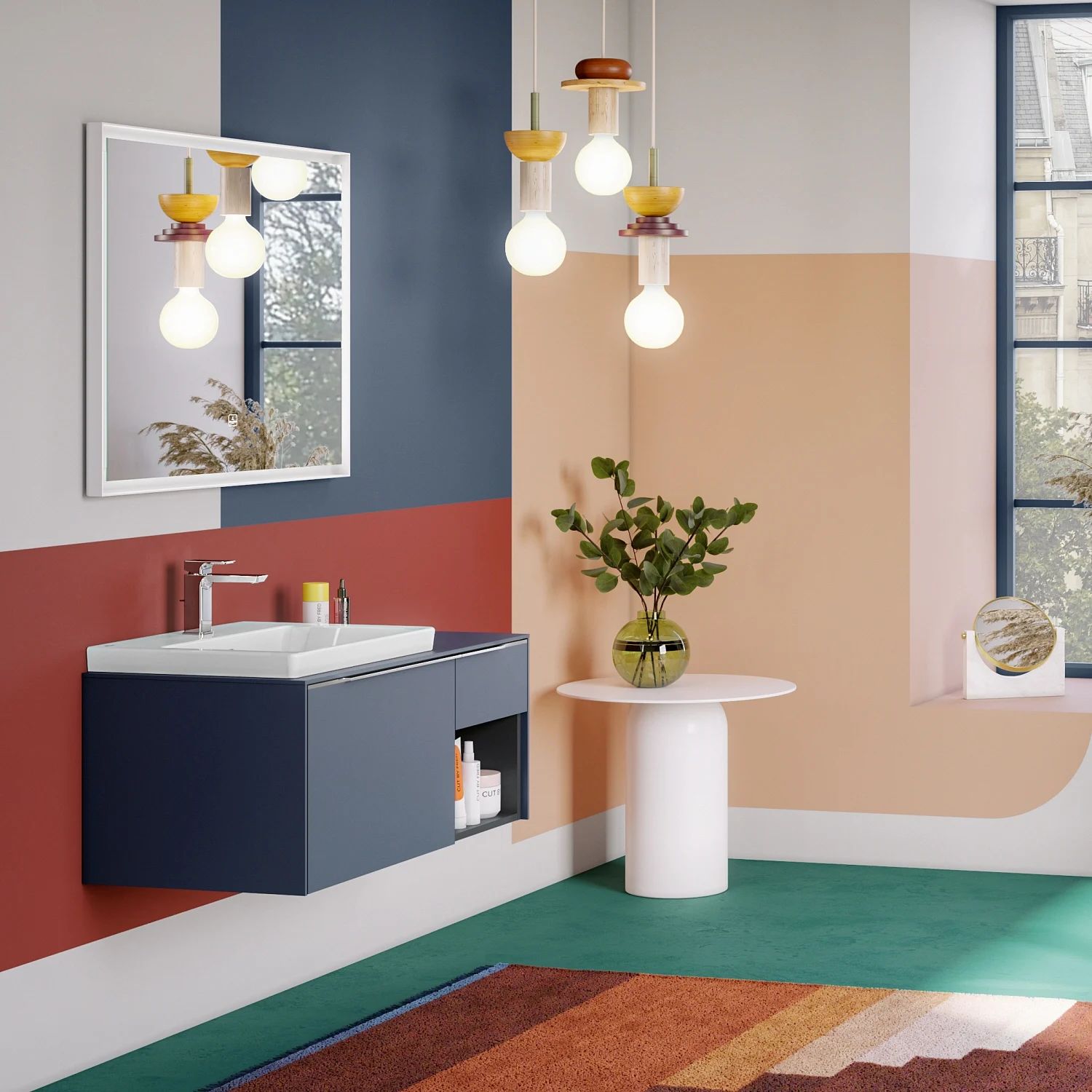 Villeroy & Boch Subway 3.0 Badspiegel 100 x 75 cm mit Sensordimmer in Weiß Matt Bild 3