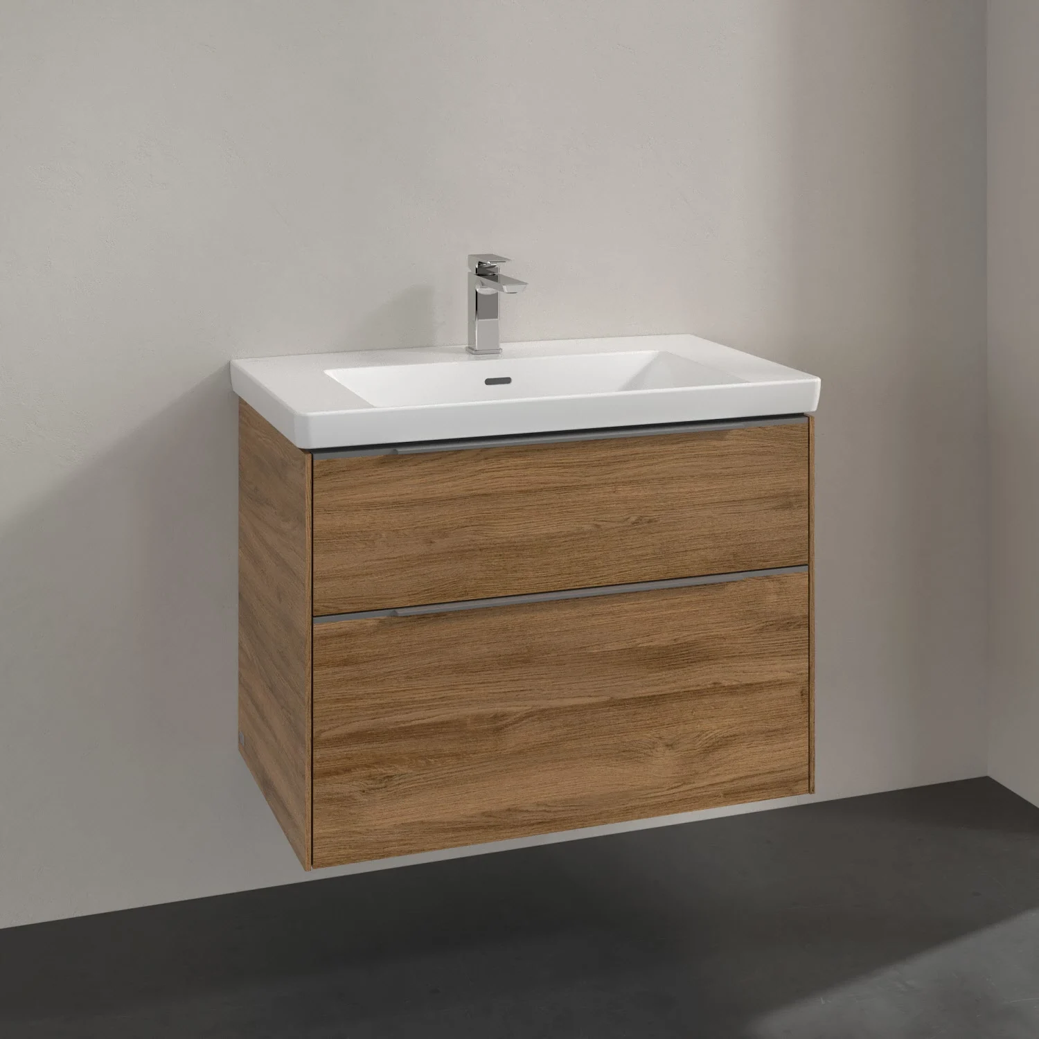Villeroy & Boch Subway 3.0 Waschtischunterschrank 77,2 cm, 2 Auszüge, ohne LED-Beleuchtung