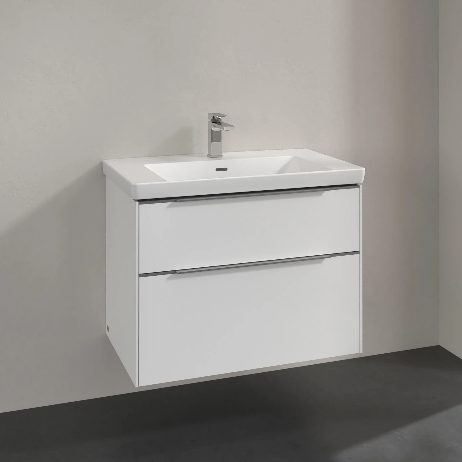 Villeroy & Boch Subway 3.0 Waschtischunterschrank 77,2 cm, 2 Auszüge, ohne LED-Beleuchtung