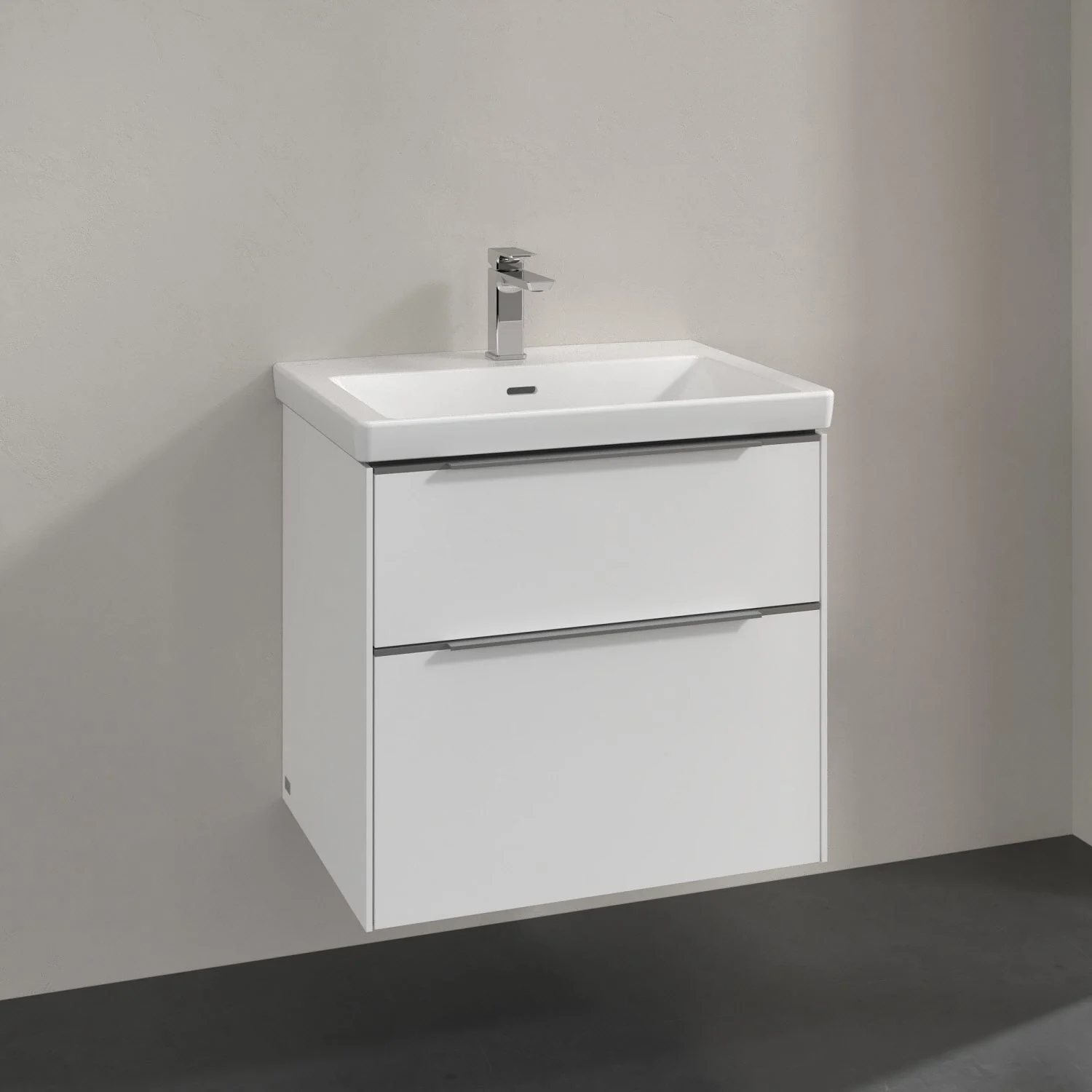 Villeroy & Boch Subway 3.0 Waschtischunterschrank 62,2 cm, 2 Auszüge, ohne LED-Beleuchtung