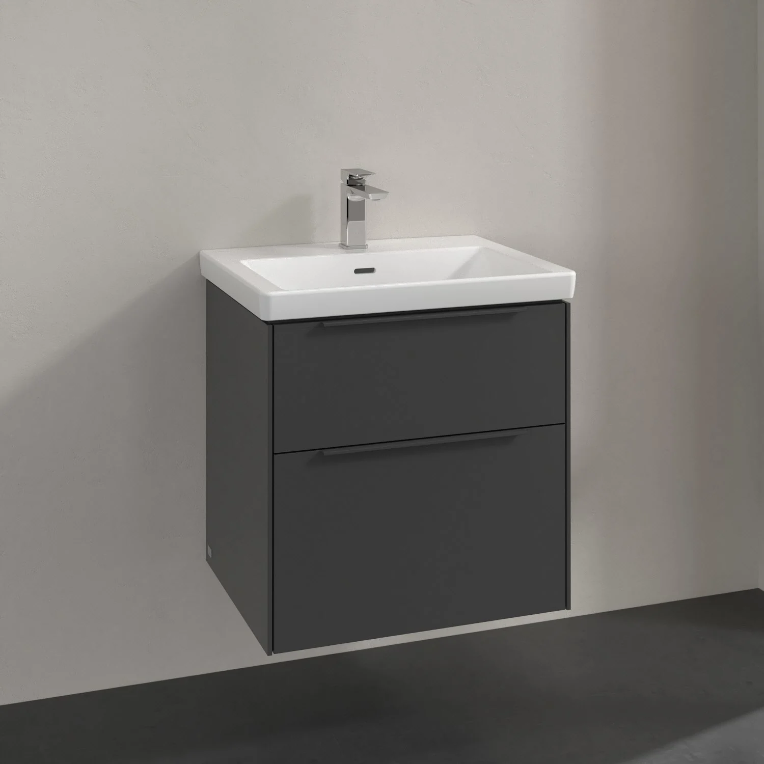 Villeroy & Boch Subway 3.0 Waschtischunterschrank 57,2 cm, 2 Auszüge, ohne LED-Beleuchtung