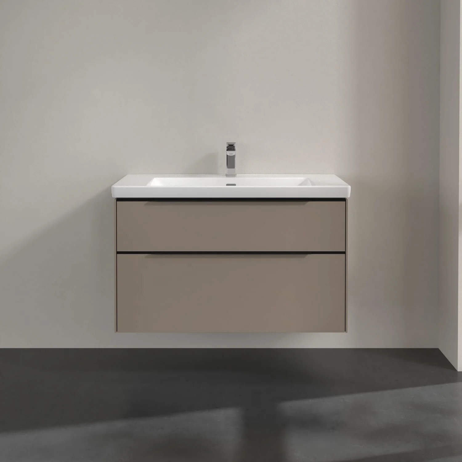 Villeroy & Boch Subway 3.0 Waschtischunterschrank 97,3 cm, 2 Auszüge, ohne LED-Beleuchtung Bild 3