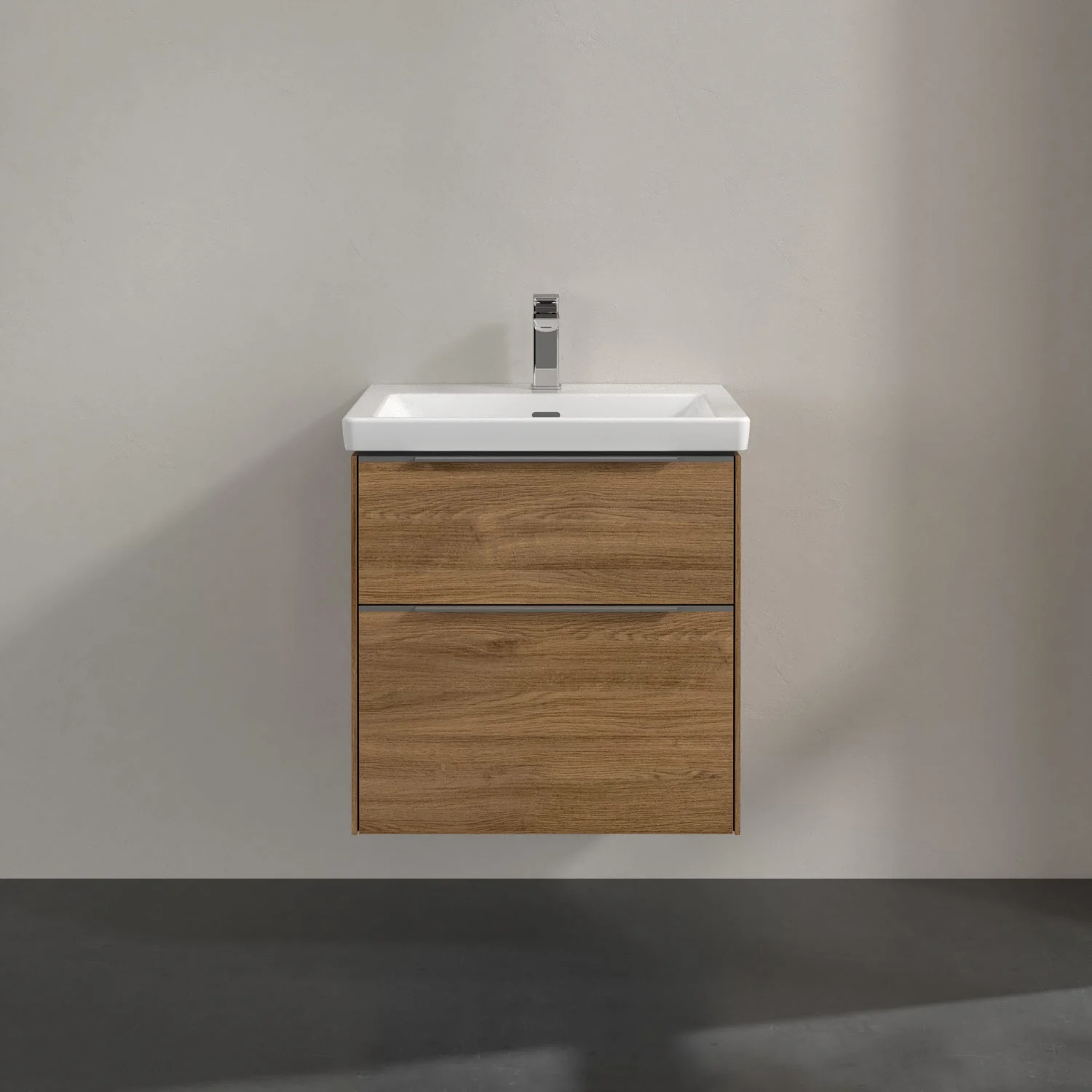 Villeroy & Boch Subway 3.0 Waschtischunterschrank 57,2 cm, 2 Auszüge, ohne LED-Beleuchtung Bild 3