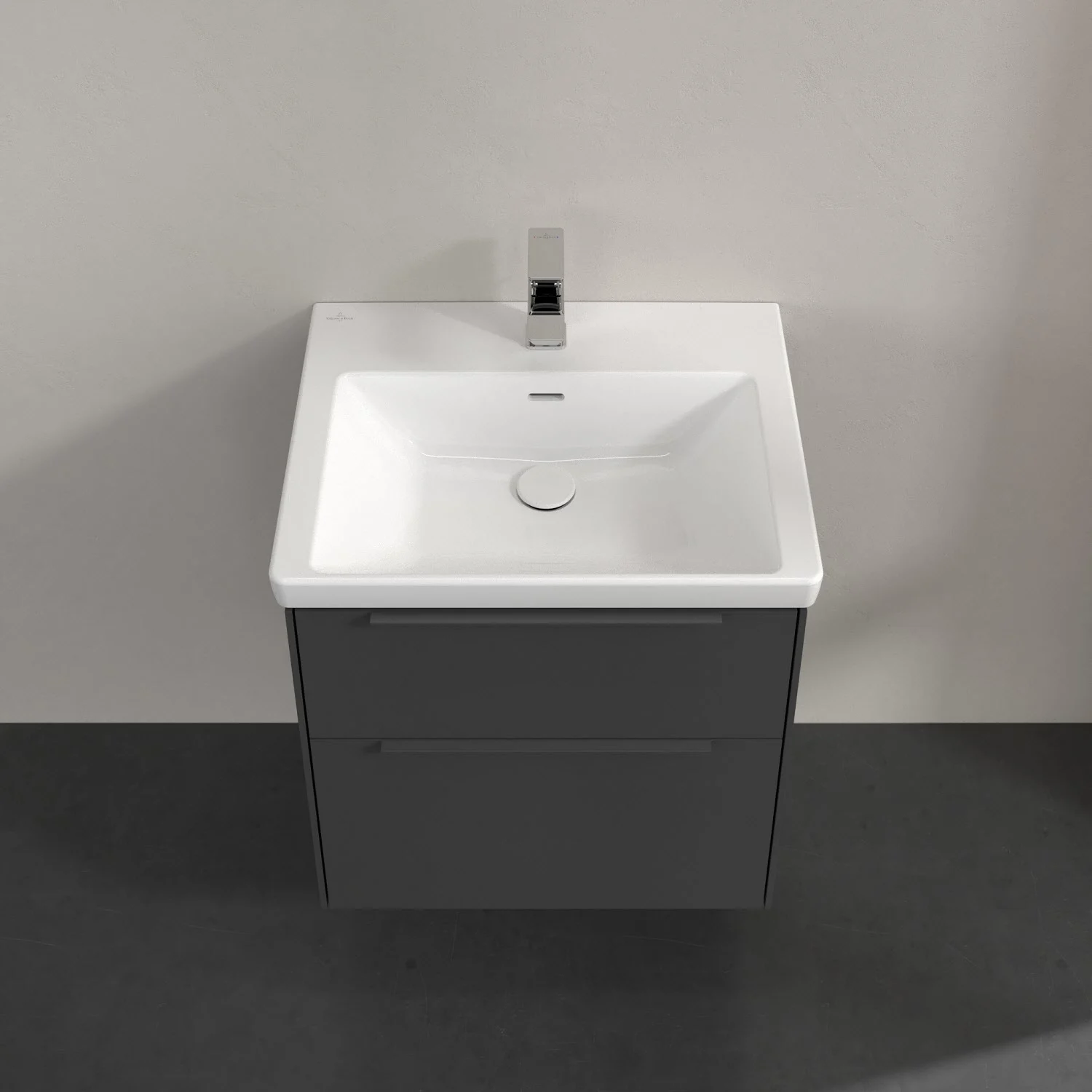 Villeroy & Boch Subway 3.0 Waschtischunterschrank 57,2 cm, 2 Auszüge, ohne LED-Beleuchtung Bild 4