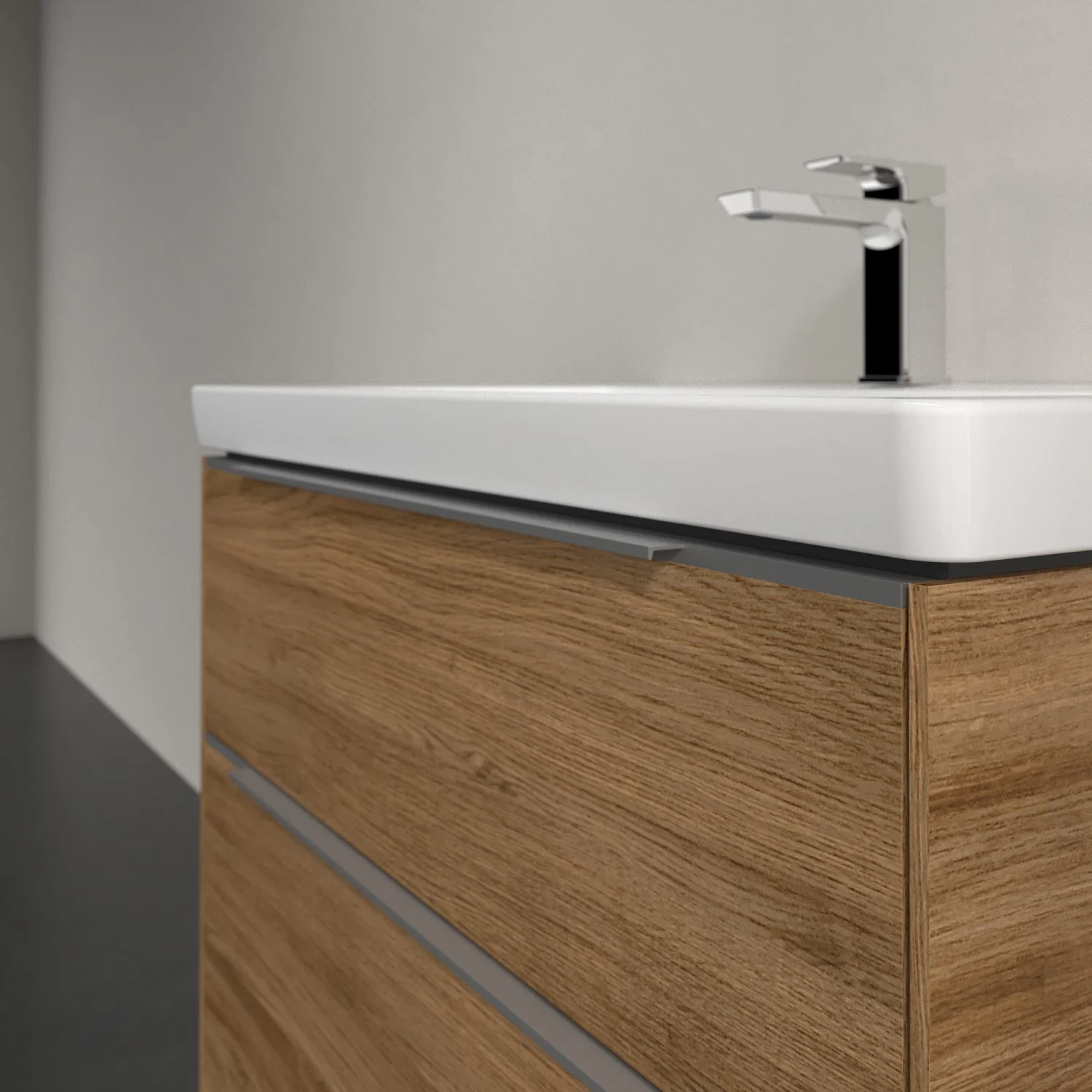 Villeroy & Boch Subway 3.0 Waschtischunterschrank 77,2 cm, 2 Auszüge, ohne LED-Beleuchtung Bild 6