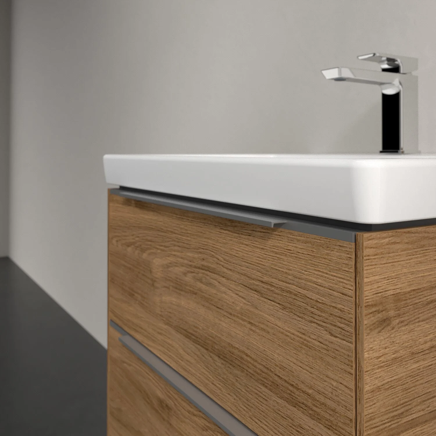 Villeroy & Boch Subway 3.0 Waschtischunterschrank 57,2 cm, 2 Auszüge, ohne LED-Beleuchtung Bild 6