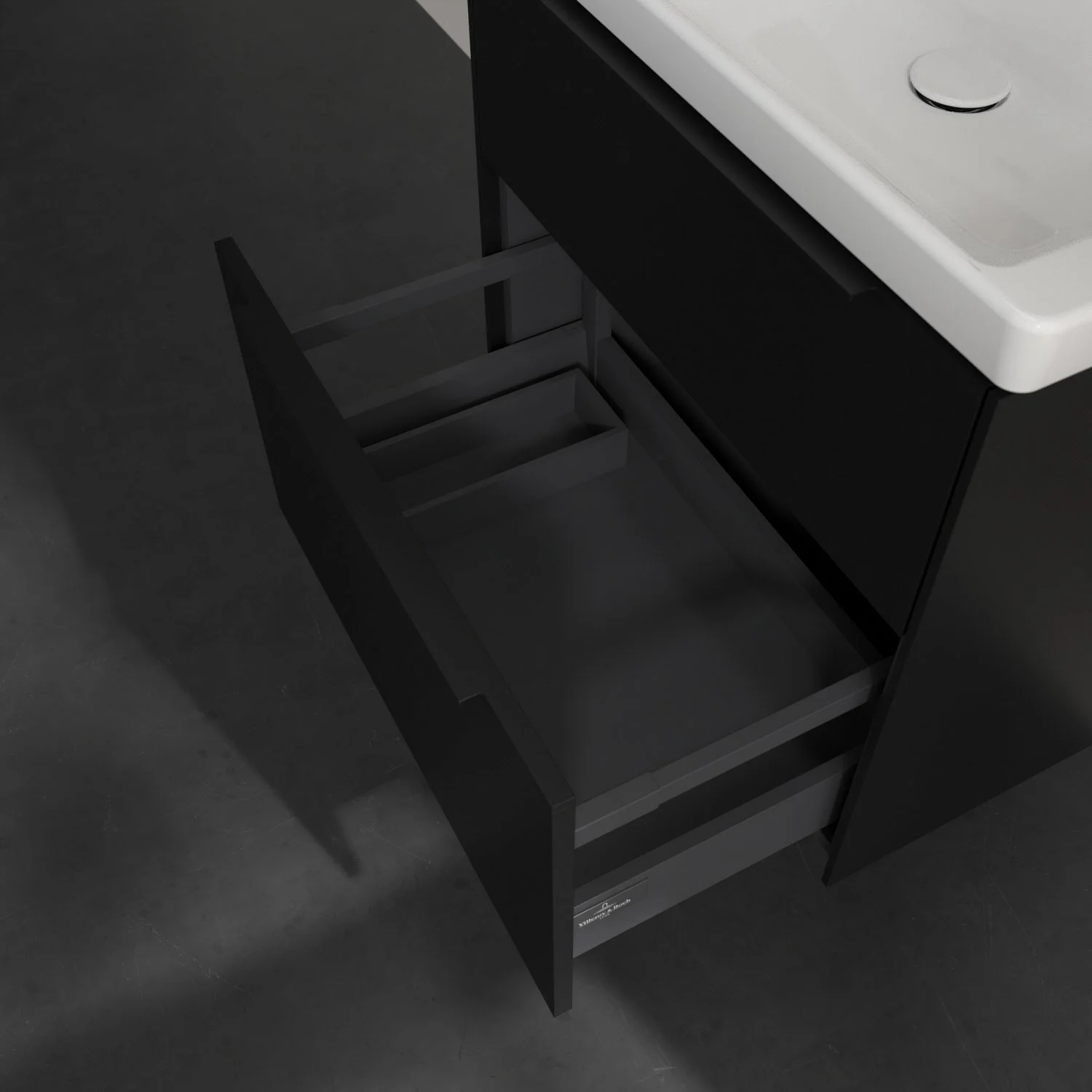 Villeroy & Boch Subway 3.0 Waschtischunterschrank 62,2 cm, 2 Auszüge, ohne LED-Beleuchtung Bild 7