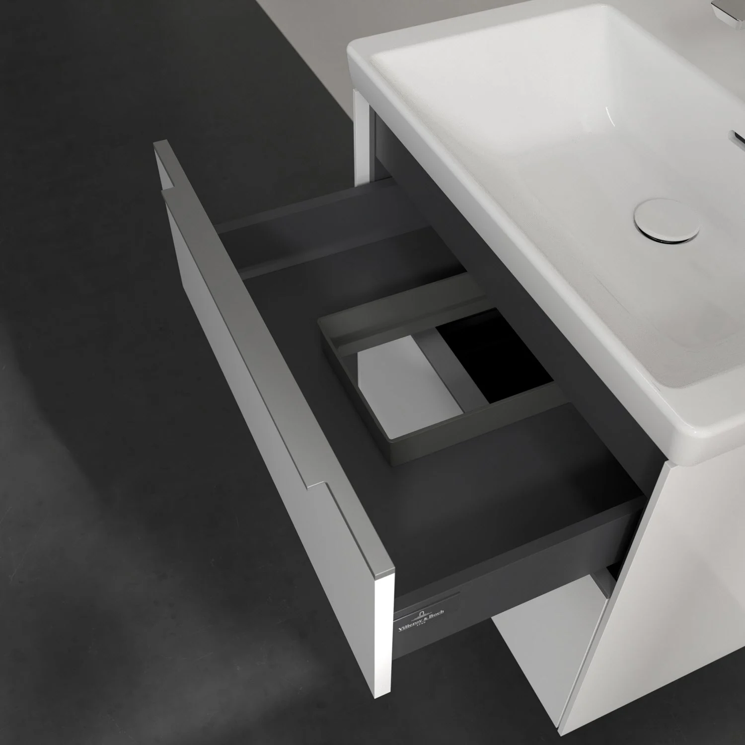 Villeroy & Boch Subway 3.0 Waschtischunterschrank 62,2 cm, 2 Auszüge, ohne LED-Beleuchtung Bild 8