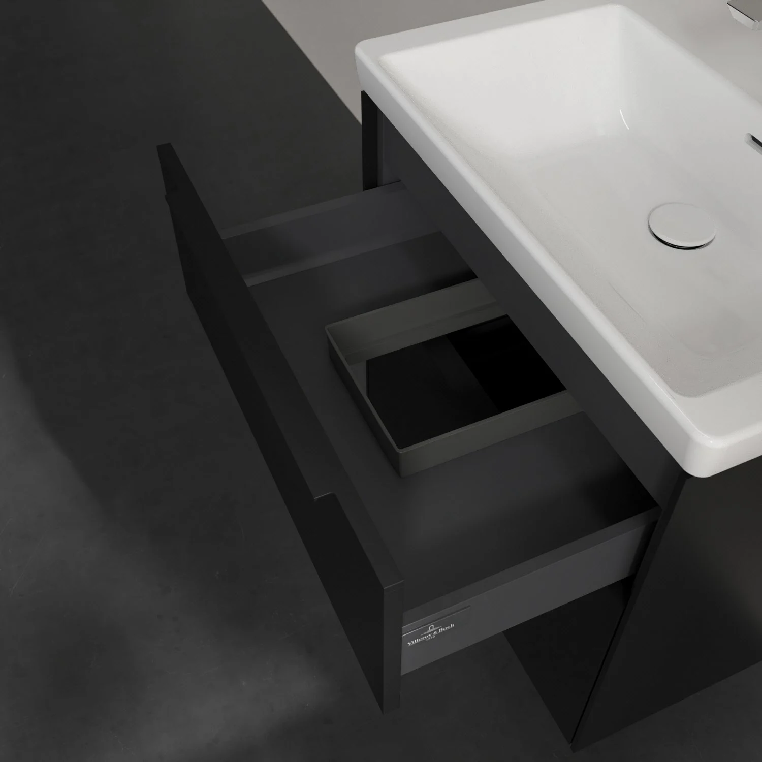 Villeroy & Boch Subway 3.0 Waschtischunterschrank 62,2 cm, 2 Auszüge, ohne LED-Beleuchtung Bild 8