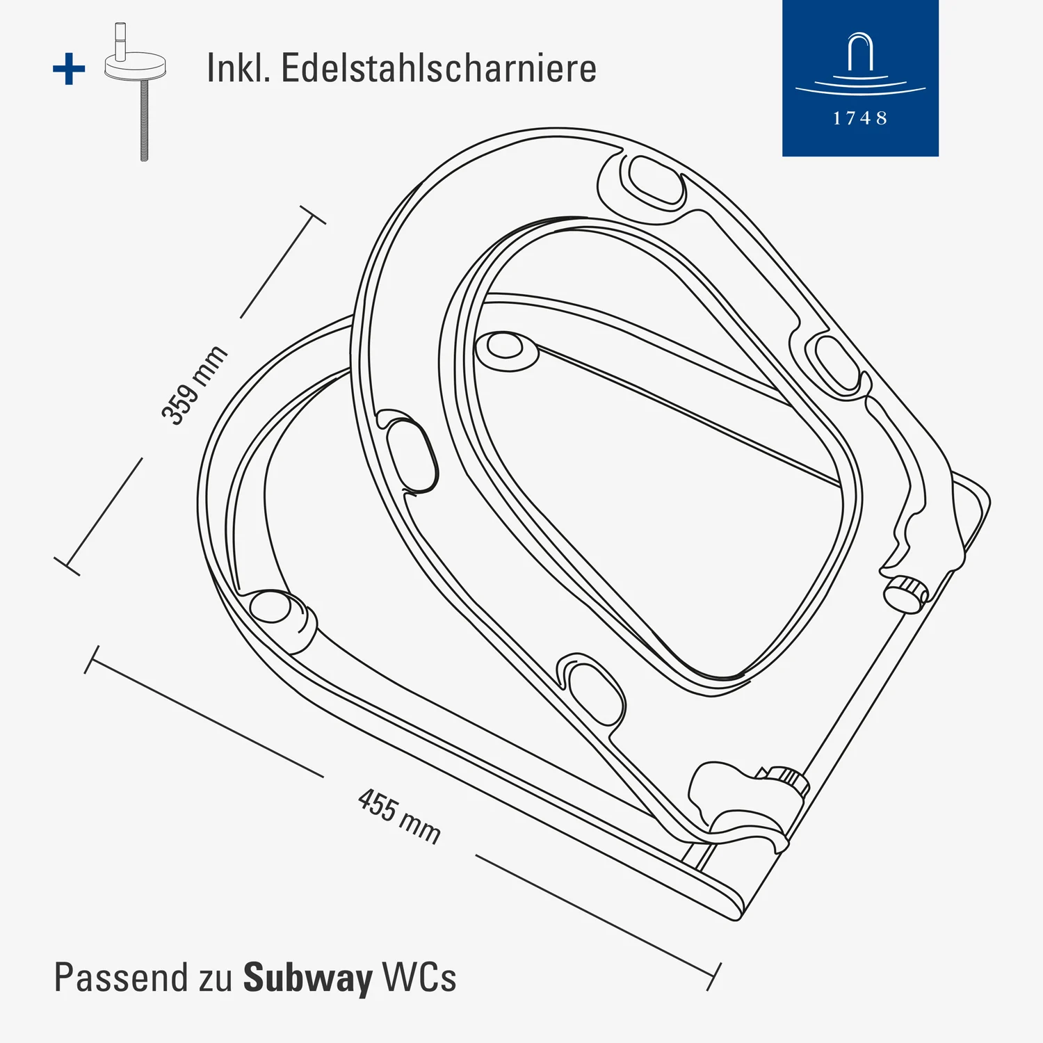 Villeroy & Boch Subway WC-Sitz mit Softclose Bild 7