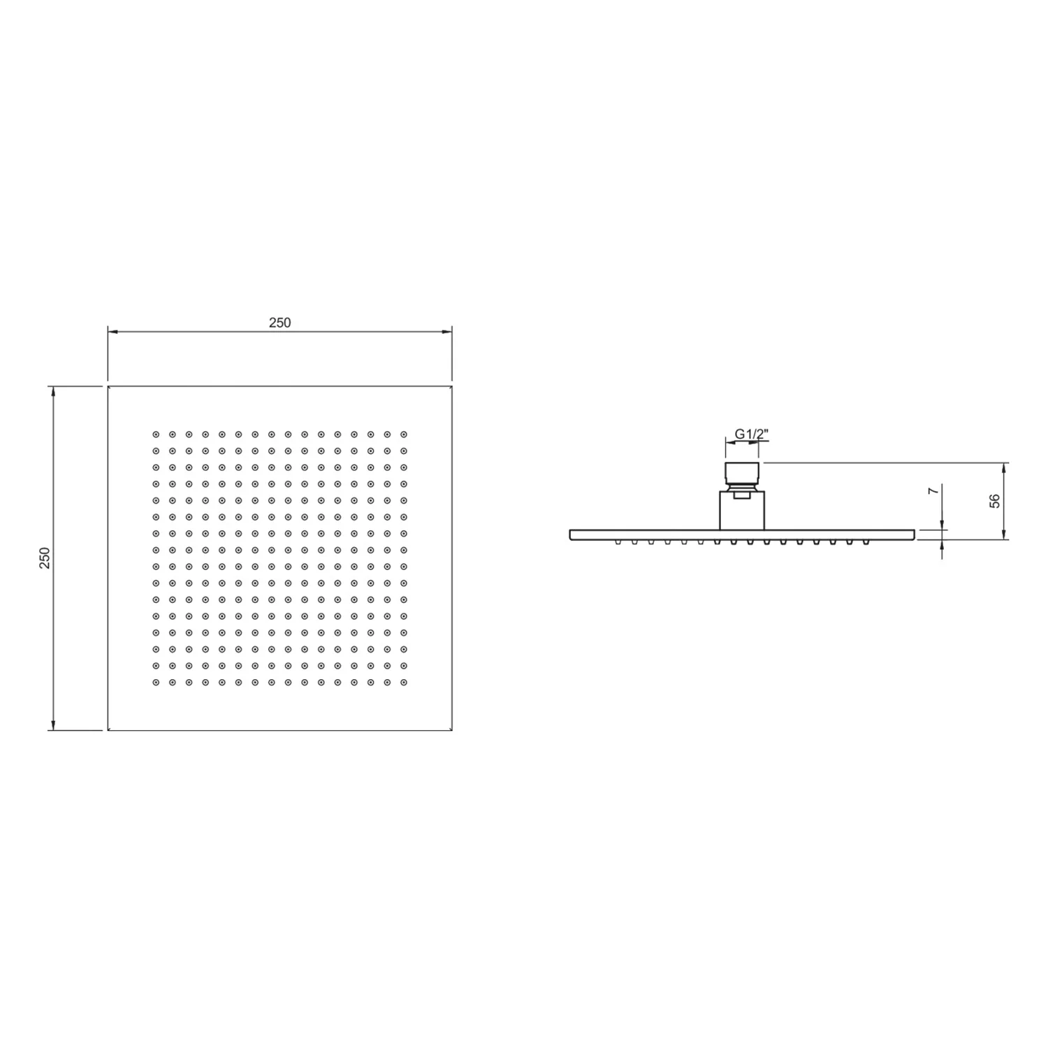 Villeroy & Boch Taro Regenbrause eckig Bild 4