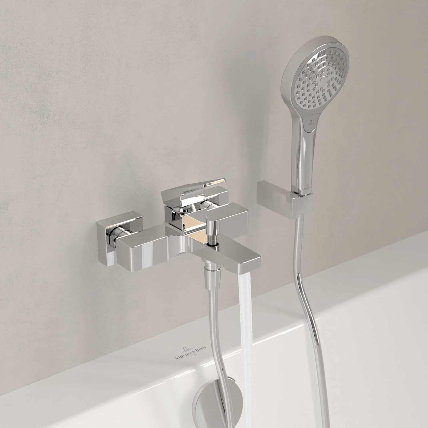Villeroy & Boch Taro Aufputz-Einhebel-Badewannenarmatur Bild 4
