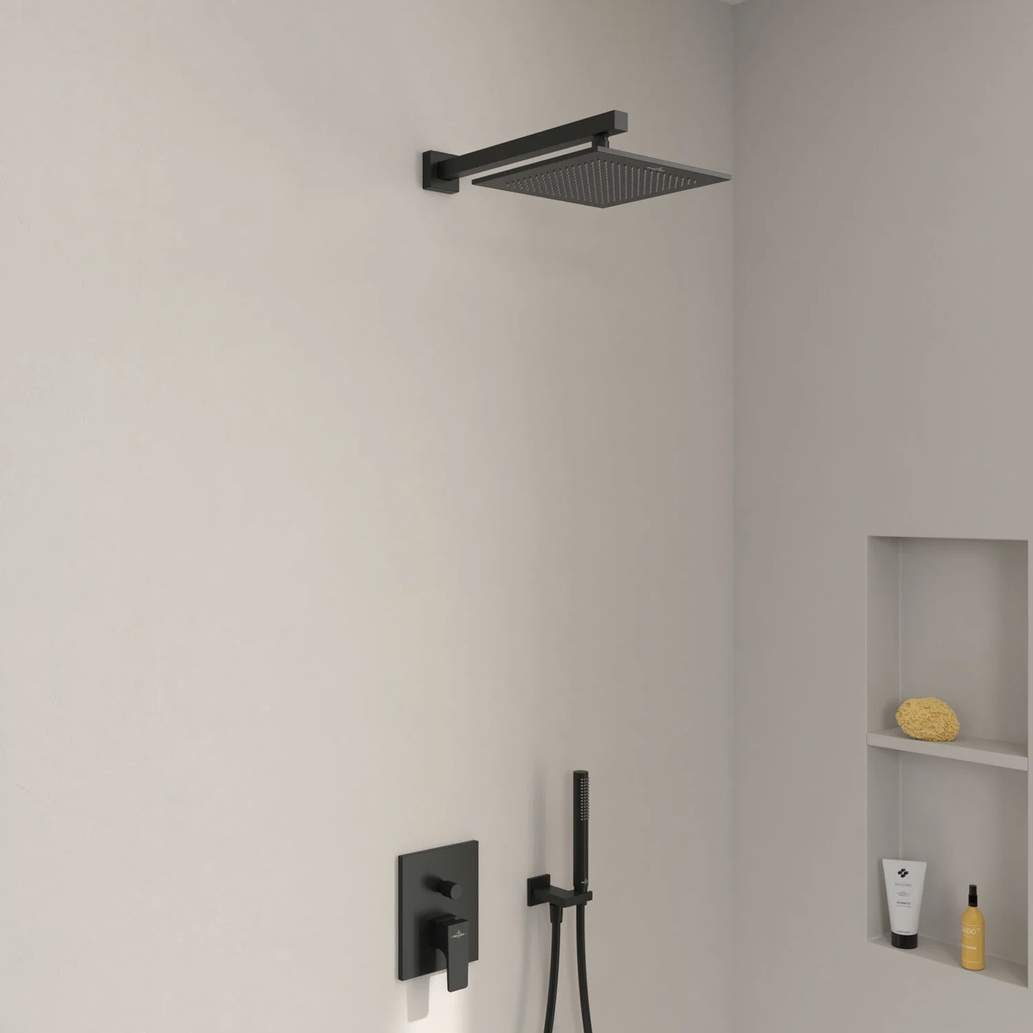 Villeroy & Boch Taro Regenbrausearm für Wandmontage eckig Bild 5