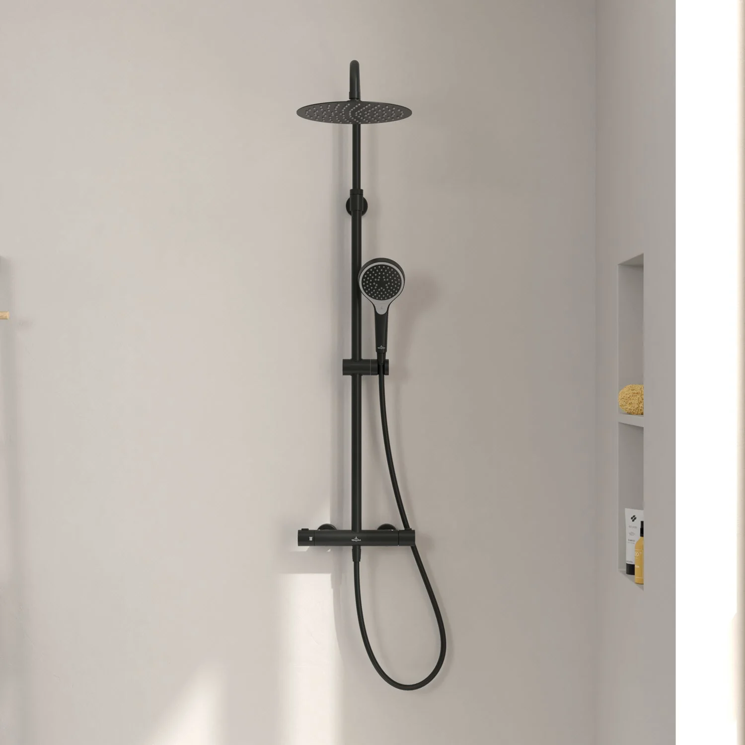 Villeroy & Boch Taro Duschsystem mit 3 Funktionen für Wandmontage Bild 10