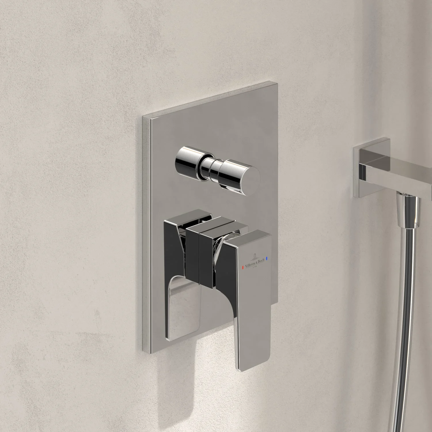 Villeroy & Boch Taro Duschsystem mit Brausehalter, Stabhandbrause und UP-Einhebel-Armatur Bild 3