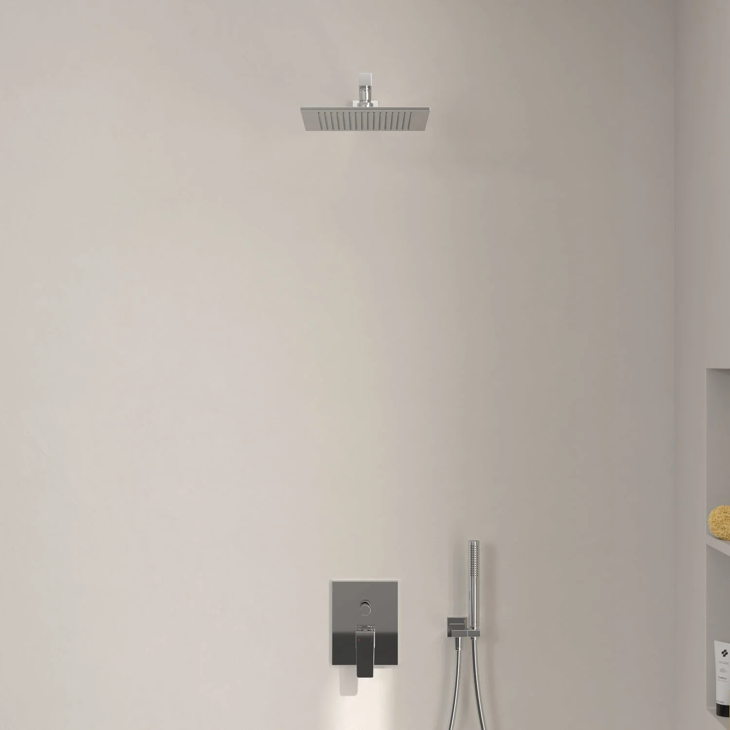 Villeroy & Boch Taro Duschsystem mit Brausehalter, Stabhandbrause und UP-Einhebel-Armatur Bild 10