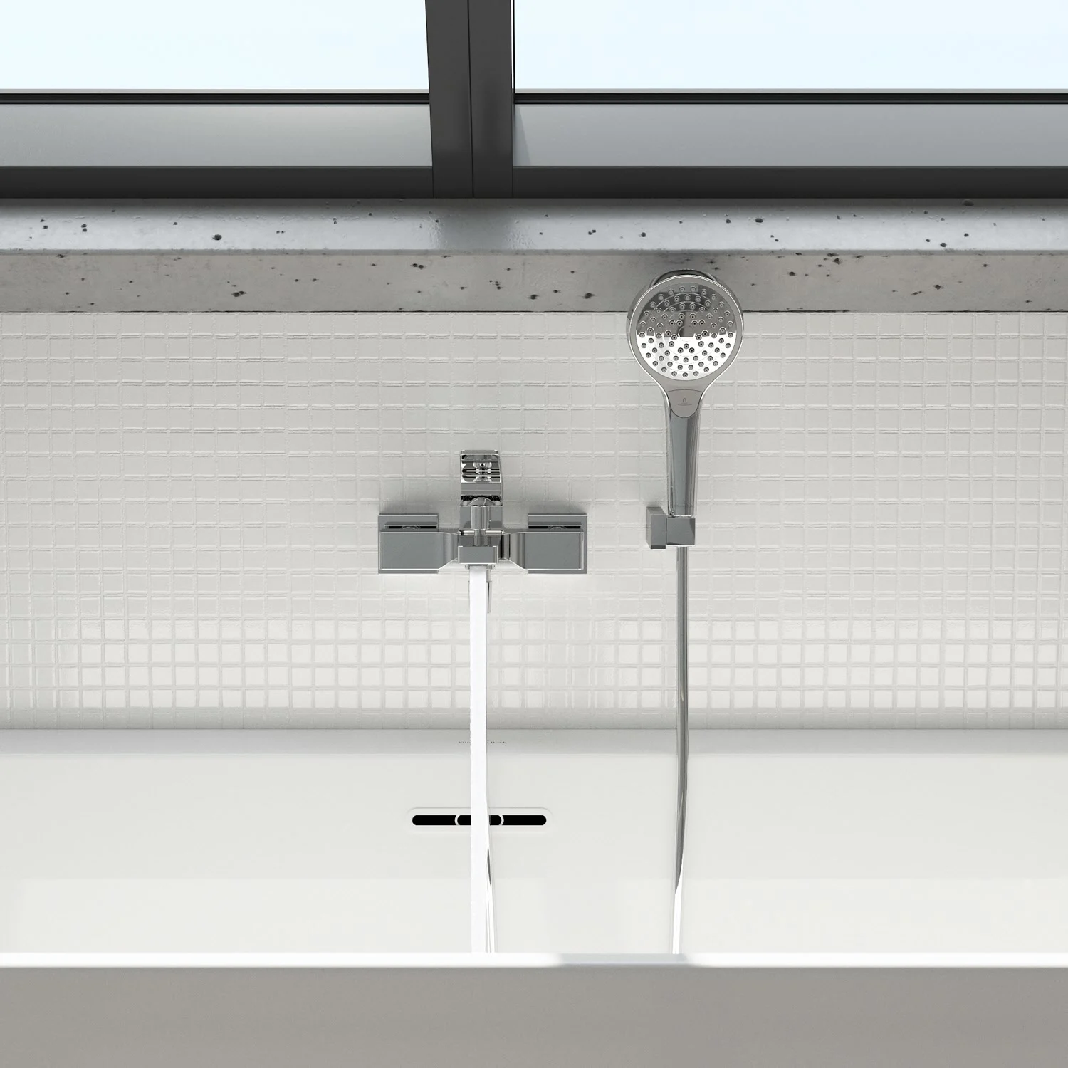 Villeroy & Boch Taro Aufputz-Einhebel-Badewannenarmatur Bild 6