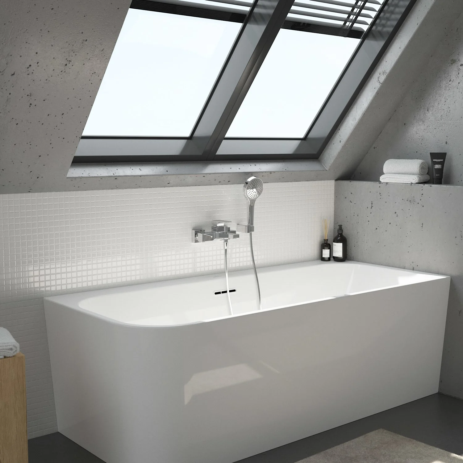 Villeroy & Boch Taro Aufputz-Einhebel-Badewannenarmatur Bild 12