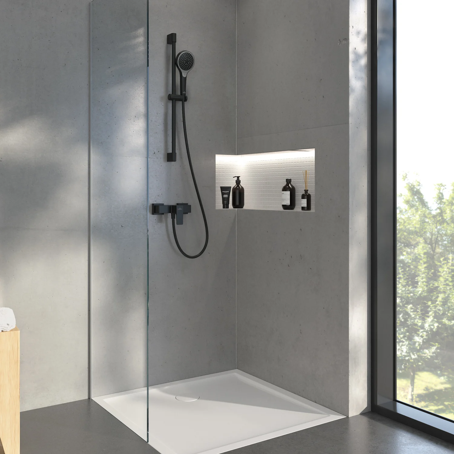 Villeroy & Boch Taro Duschgarnitur 3-teilig für Wandmontage Bild 10