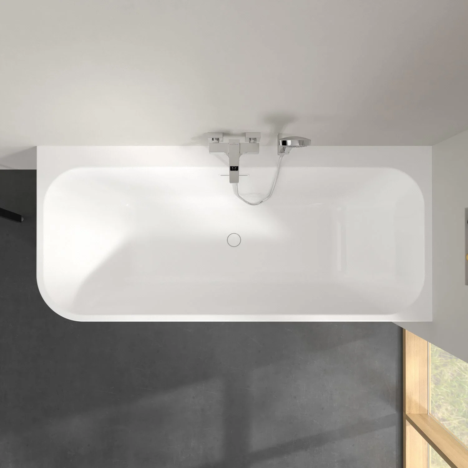 Villeroy & Boch Taro Vorwand-Badewanne 180 x 80 cm für Eckeinbau rechts Bild 7