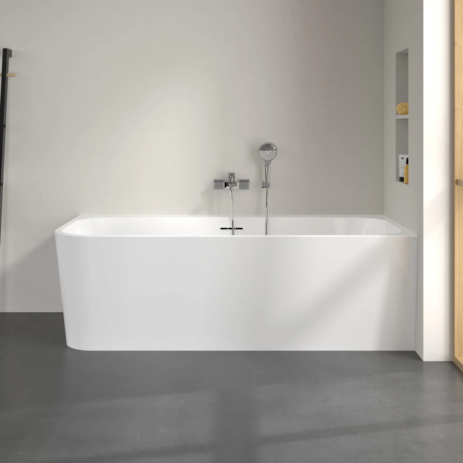 Villeroy & Boch Taro Vorwand-Badewanne 180 x 80 cm für Eckeinbau rechts Bild 9