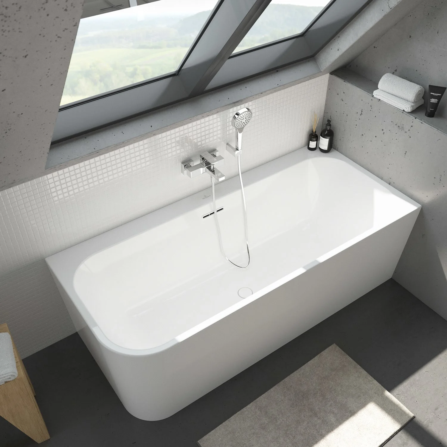 Villeroy & Boch Taro Vorwand-Badewanne 170 x 75 cm für Eckeinbau rechts Bild 10