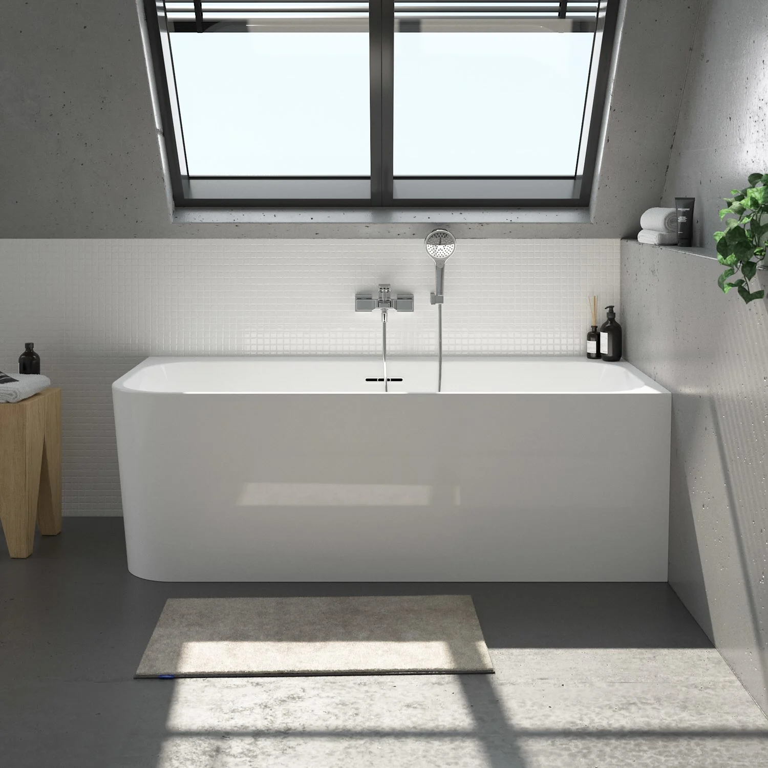Villeroy & Boch Taro Vorwand-Badewanne 170 x 75 cm für Eckeinbau rechts Bild 11